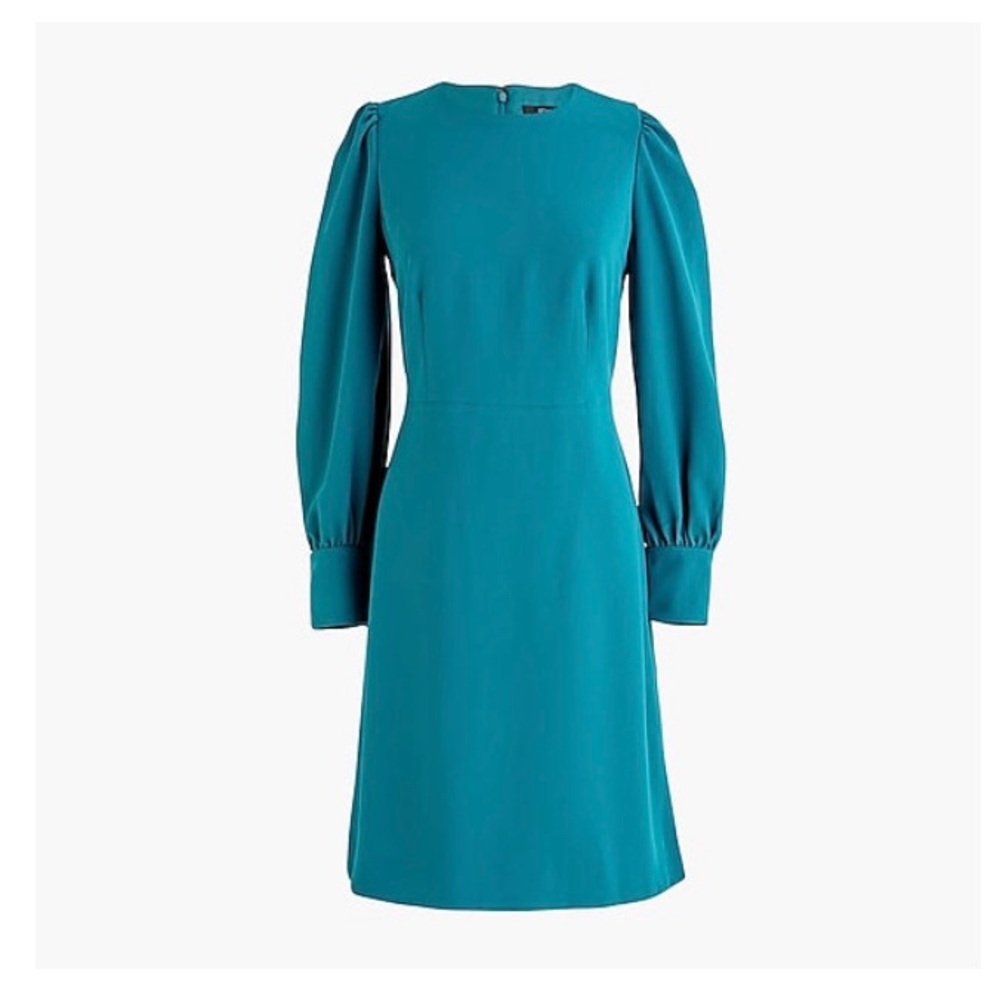 J. Crew long-sleeved dress in 365 crepe size 6